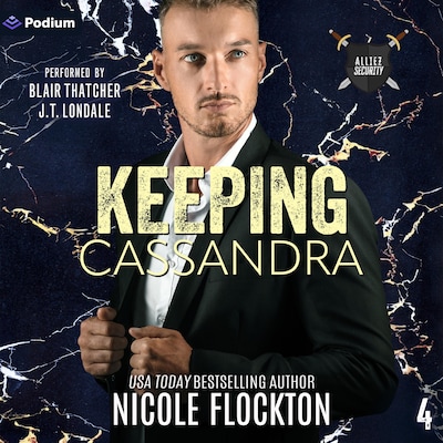 Keeping Cassandra – omslag til lydbogen af Nicole Flockton