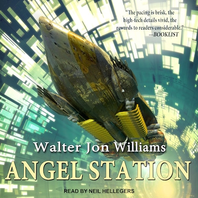 Angel Station – omslag til lydbogen af Walter Jon Williams
