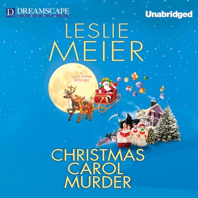 Christmas Carol Murder – omslag til lydbogen af Leslie Meier