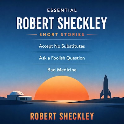 Essential Robert Sheckley Short Stories – omslag til lydbogen af Robert Sheckley