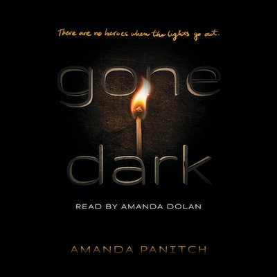 Gone Dark – omslag til lydbogen af Amanda Panitch