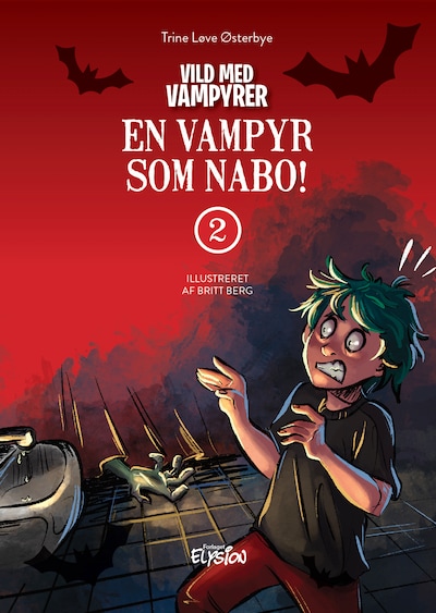 En Vampyr som nabo – omslag til lydbogen af Trine Løve Østerbye