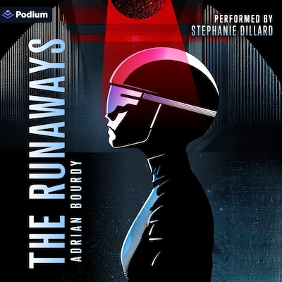 The Runaways – omslag til lydbogen af Adrian Bourdy