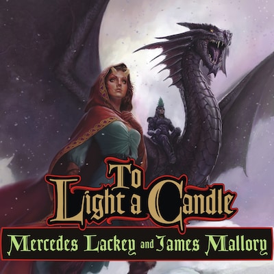To Light a Candle – omslag til lydbogen af Mercedes Lackey, James Mallory