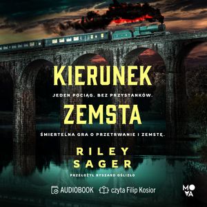 Kierunek zemsta – okładka audiobooka, autor Riley Sager
