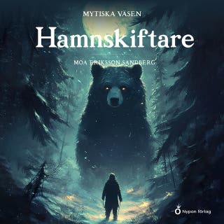 Mytiska väsen - Hamnskiftare – omslag till ljudboken av Moa Eriksson Sandberg