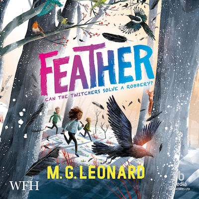 Feather – omslag til lydbogen af M. G. Leonard
