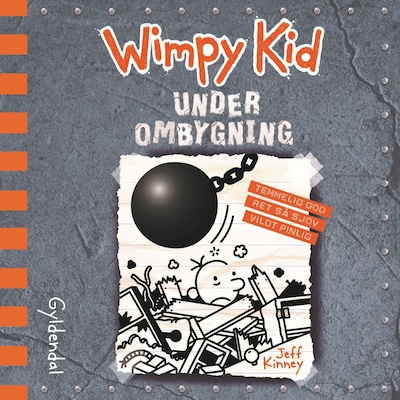 Wimpy Kid 14 - Under ombygning – omslag til lydbogen af Jeff Kinney