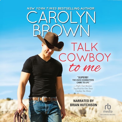 Talk Cowboy to Me – omslag til lydbogen af Carolyn Brown