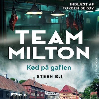 Kød på gaflen – omslag til lydbogen af Steen B. J.