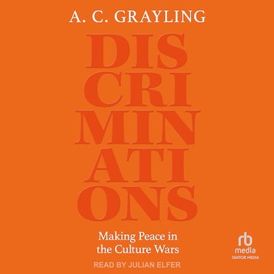 Discriminations – omslag til lydbogen af A. C. Grayling