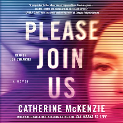 Please Join Us – omslag til lydbogen af Catherine McKenzie