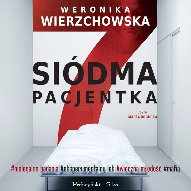 Siódma pacjentka – okładka audiobooka, autor Weronika Wierzchowska