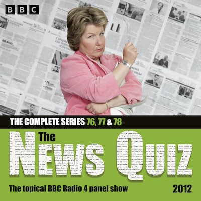 The News Quiz 2012 – omslag til lydbogen af BBC Radio Comedy