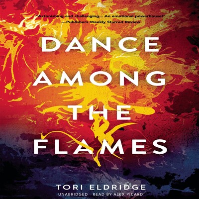 Dance among the Flames – omslag til lydbogen af Tori Eldridge