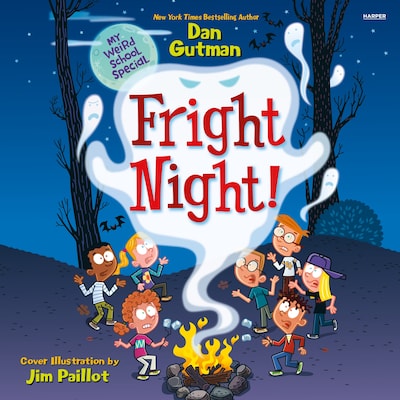 My Weird School Special: Fright Night! – omslag til lydbogen af Dan Gutman