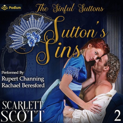 Sutton's Sins – omslag til lydbogen af Scarlett Scott