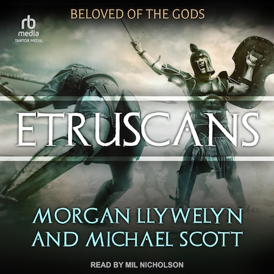 Etruscans – omslag til lydbogen af Morgan Llywelyn, Michael Scott