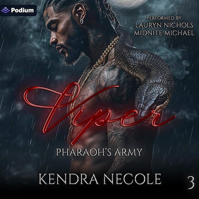 Viper: A Deadly Kiss – omslag til lydbogen af Kendra Necole