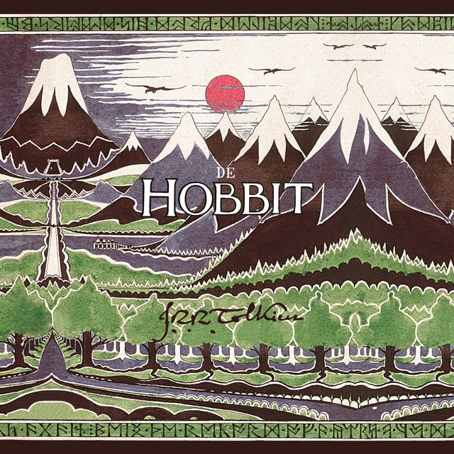De hobbit: Het begin van het wereldberoemde oeuvre van Tolkien – omslag van het luisterboek van J.R.R. Tolkien