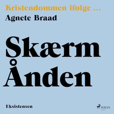 Skærm Ånden – omslag til lydbogen af Agnete Braad