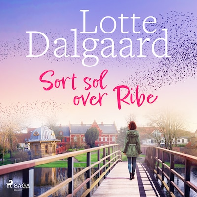 Sort sol over Ribe – omslag til lydbogen af Lotte Dalgaard