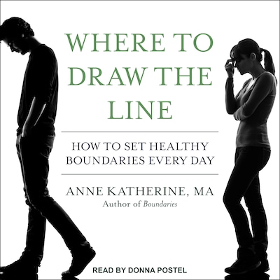 Where to Draw the Line – omslag til lydbogen af Anne Katherine, MA