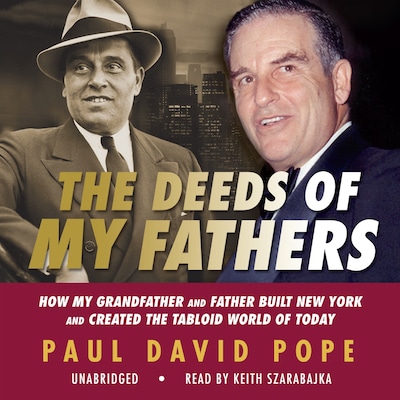 The Deeds of My Fathers – omslag til lydbogen af Paul David Pope