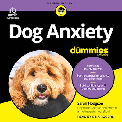 Dog Anxiety For Dummies – omslag til lydbogen af Sarah Hodgson