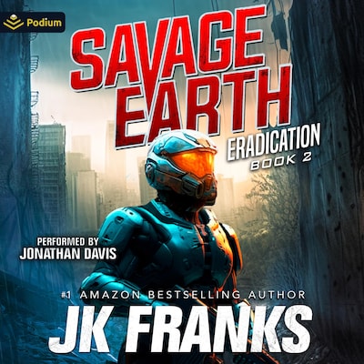 Eradication – omslag til lydbogen af JK Franks