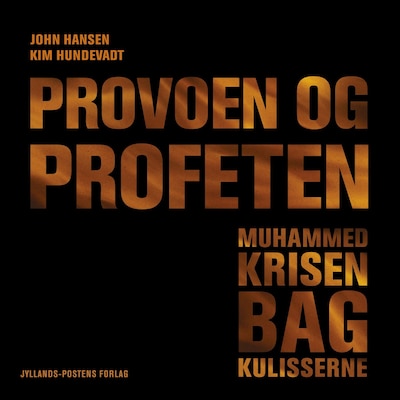 Provoen og profeten – omslag til lydbogen af Kim Hundevadt, John Hansen