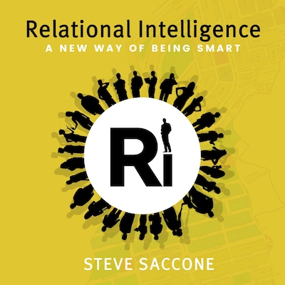 Relational Intelligence – omslag van het luisterboek van Steve Saccone