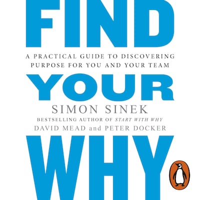 Find Your Why – omslag til lydbogen af Simon Sinek, David Mead, Peter Docker