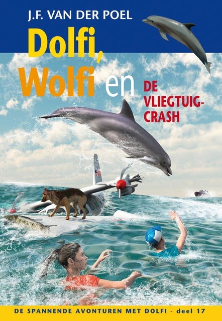 Dolfi, Wolfi en de vliegtuigcrash – omslag van het luisterboek van J.F. van der Poel
