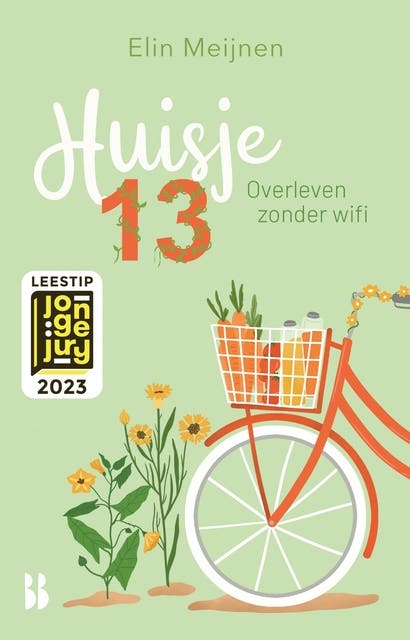 Huisje 13: Overleven zonder wifi – omslag van het luisterboek van Elin Meijnen