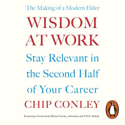 Wisdom at Work – omslag til lydbogen af Chip Conley