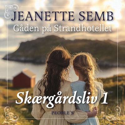 Gåden på Strandhotellet – omslag til lydbogen af Jeanette Semb