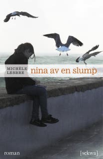 Nina av en slump – omslag till ljudboken av Michèle Lesbre