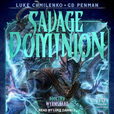 Wyrmshard – omslag til lydbogen af Luke Chmilenko, G.D. Penman