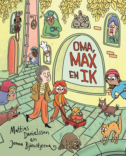 Oma, Max en ik – omslag van het luisterboek van Mattias Danielsson