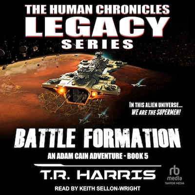 Battle Formation – omslag til lydbogen af T.R. Harris