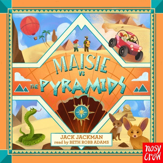 Maisie vs the Pyramids – omslag til lydbogen af Jack Jackman