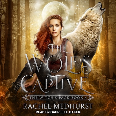 The Wolf's Captive – omslag til lydbogen af Rachel Medhurst