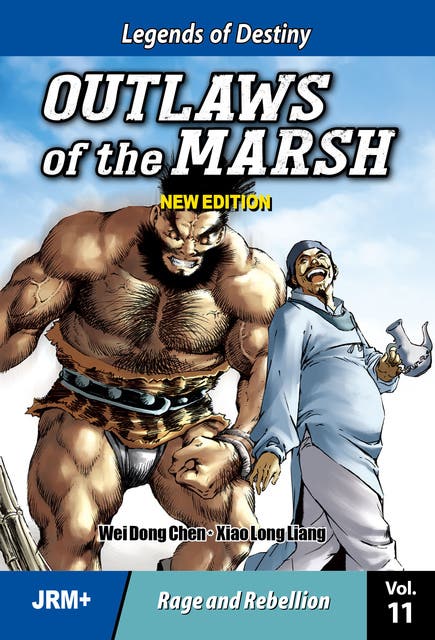 Outlaws of the Marsh, new edition Vol. 11: Rage and Rebellion – omslag til lydbogen af Weidong Chen