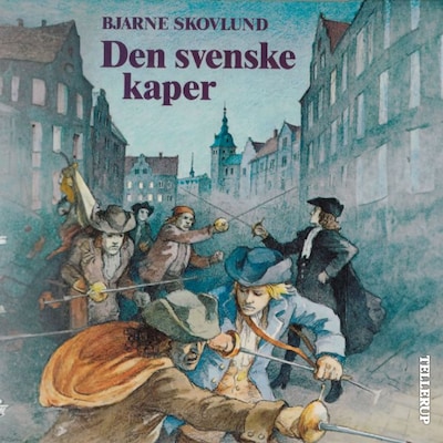 Henrik Ørn #4: Den svenske kaper – omslag til lydbogen af Bjarne Skovlund