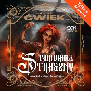 Taki diabeł straszny – okładka audiobooka, autor Jakub Ćwiek