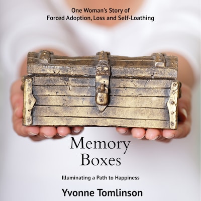 Memory Boxes – omslag till ljudboken av Yvonne Tomlinson
