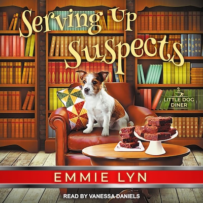 Serving Up Suspects – omslag til lydbogen af Emmie Lyn