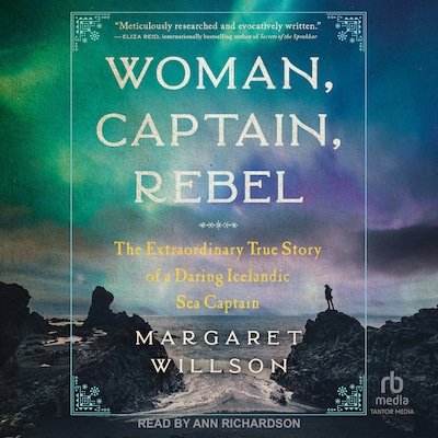 Woman, Captain, Rebel – omslag til lydbogen af Margaret Willson
