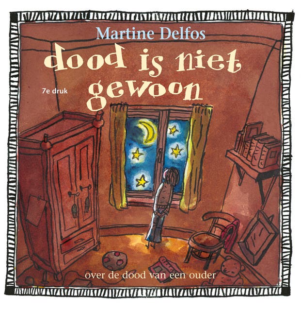 Dood is niet gewoon: over de dood van een ouder – omslag van het luisterboek van Martine Delfos